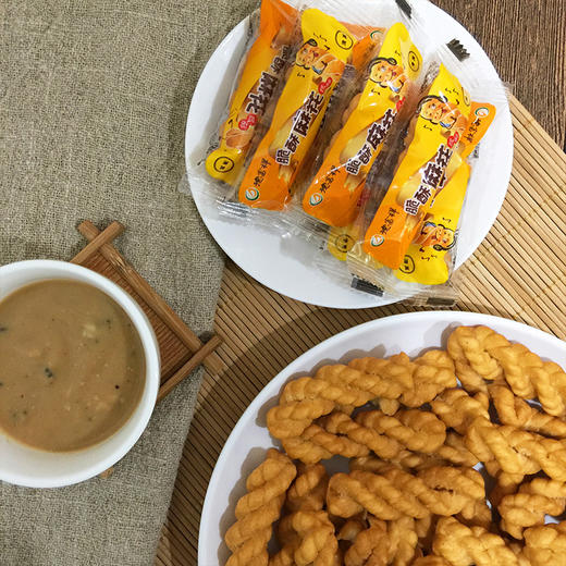 【积分兑换】德富祥252g咸酥麻花1袋，咸酥酥脆小麻花，油茶伴侣，休闲追剧小零食 商品图2