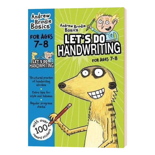 英国小学三年级英语书写练习册 英文原版教材 Let's do Handwriting 7-8岁 安德鲁布鲁迪 Andrew Brodie 英文版进口原版书籍 商品图1