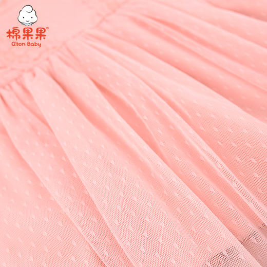 棉果果春秋女童氨棉汗布纱纱连衣裙M122700421106 商品图4