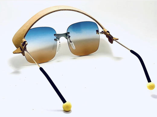 22DEGREE 拆卸遮阳盖方形墨镜 商品图5