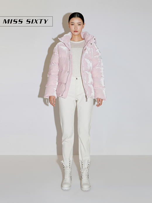Miss Sixty2020冬季新款连帽宽松短款羽绒服外套女604YJ0030000 商品图4