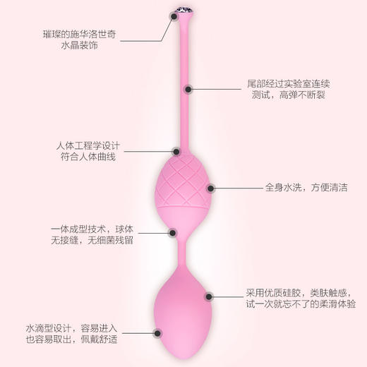 加拿大品牌BMS Pillow Talk Frisky鹊悦女用凯格尔锻炼缩Y阴球 商品图4
