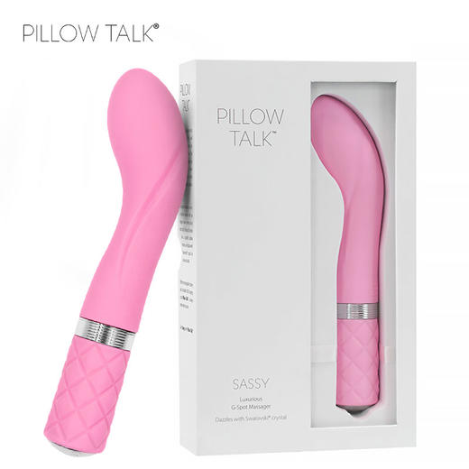 加拿大品牌BMS Pillow Talk Sassy三生女用弯曲糕潮按摩震动棒 商品图0