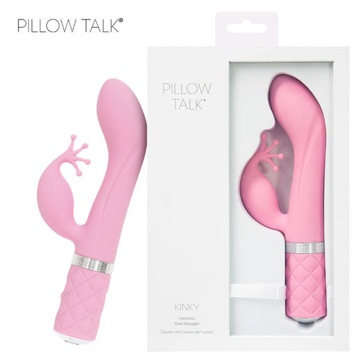 加拿大品牌 BMS Pillow Talk晶沁女用双头震动棒防水糕潮双重按摩器 商品图0