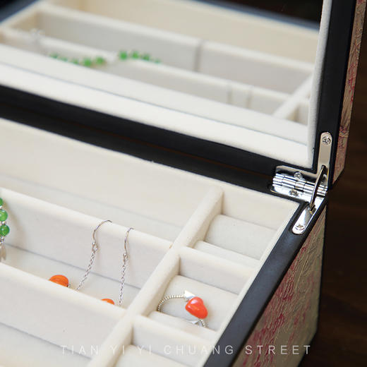 金泉宝墨出品 鲍海斌老师醉舞春风竹炭板首饰盒 商品图1