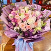 【深深祝福】粉色系主题时尚海派大花束 商品缩略图0