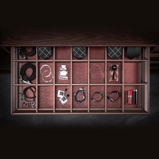 衣柜收纳   皮革分类盒  双色 商品图0