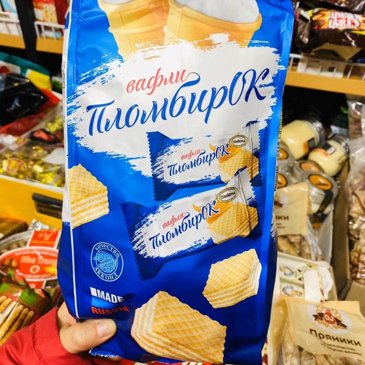 俄罗斯冰淇淋威化1袋500g