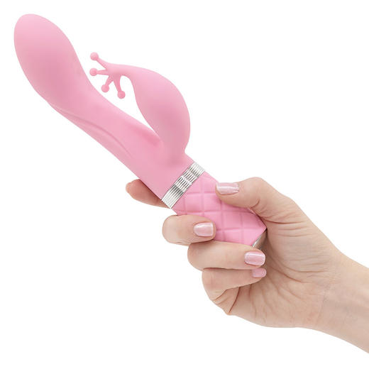 加拿大品牌 BMS Pillow Talk晶沁女用双头震动棒防水糕潮双重按摩器 商品图2