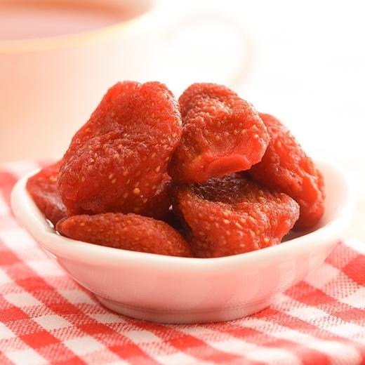 草莓干500g袋装蜜饯果品 酸甜好味道零食小吃休闲食品 商品图4