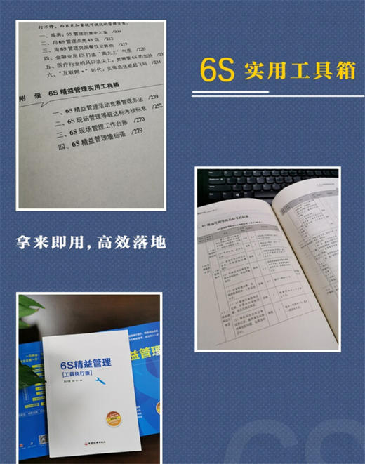 旗舰店】6S精益管理（工具执行版） 管理源于细节，精益成就卓越 6S精益管理，成功先人一步 中国经济出版社 9787513656023 商品图2