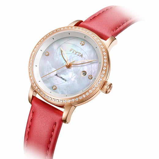 飞亚达手表女 花语系列精致小巧机械女士腕表钟表皮带 商品图2
