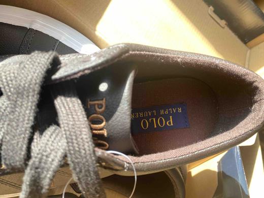 Polo Ralph Lauren牛皮系带平底板鞋运动鞋41码 商品图4