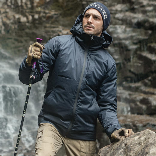 鹰爪行动鹰翼户外防寒羽绒服男士冬季加厚防寒服防水羽绒衣户外保暖外套 商品图5