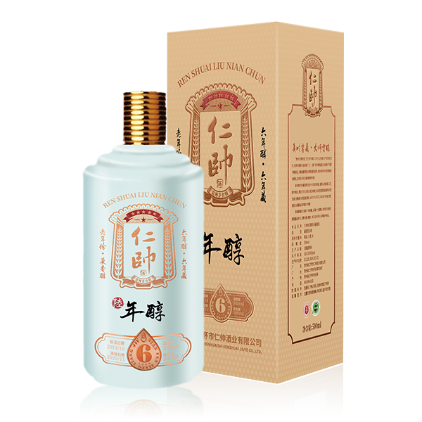 仁帅“陆年醇”2020年份酱香酒礼盒500ML