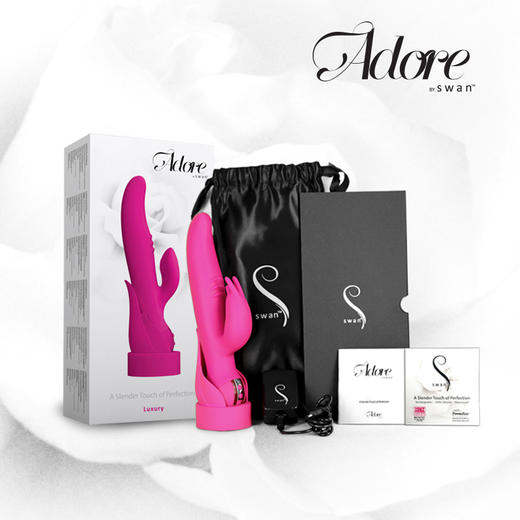 加拿大BMS swan爱慕天鹅女用激点双重振动爱慕完美人按摩震动棒成人用品 商品图4