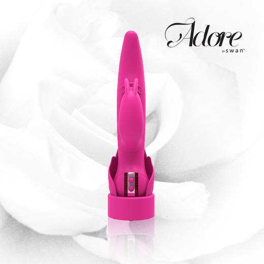 加拿大BMS swan爱慕天鹅女用激点双重振动爱慕完美人按摩震动棒成人用品 商品图9