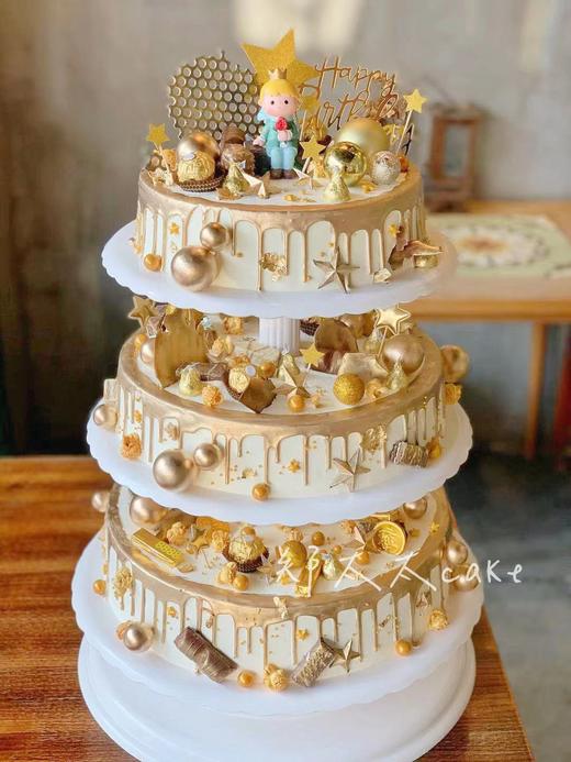 卡通三层蛋糕标准（含架子）款 商品图0