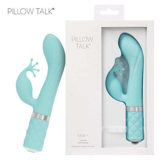 加拿大品牌 BMS Pillow Talk晶沁女用双头震动棒防水糕潮双重按摩器 商品图1