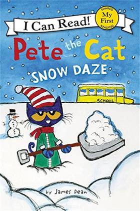 【I can read】My First阶段 Pete the Cat: Snow Daze 皮特猫与漫天大雪