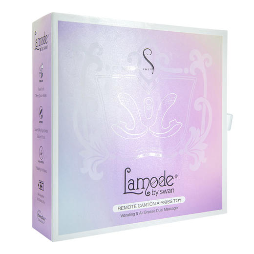 加拿大品牌BMS Lamode by swan Airkiss Toy 吸shun振动穿戴妙潮女用成人情趣玩具 商品图2