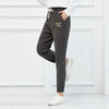 秋冬新款休闲裤女秋冬加绒加厚裤子外穿宽松中高腰束脚运动裤女XZ3605 商品缩略图1