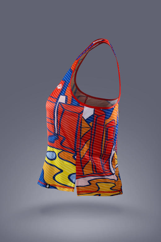 严素跑步背心，广州好彩，女款，轻量，快干，严素态度 商品图1