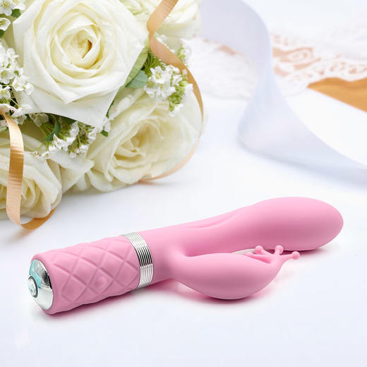 加拿大品牌 BMS Pillow Talk晶沁女用双头震动棒防水糕潮双重按摩器 商品图6