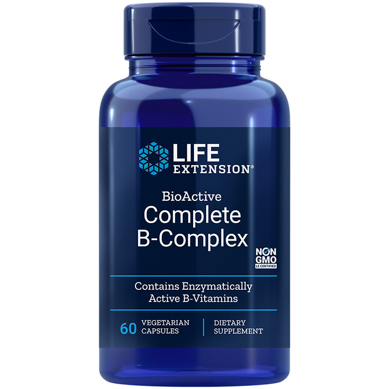 沿寿LIFE EXTENSION 复合维生素B族 60粒（ BioActive Complete B-Complex）