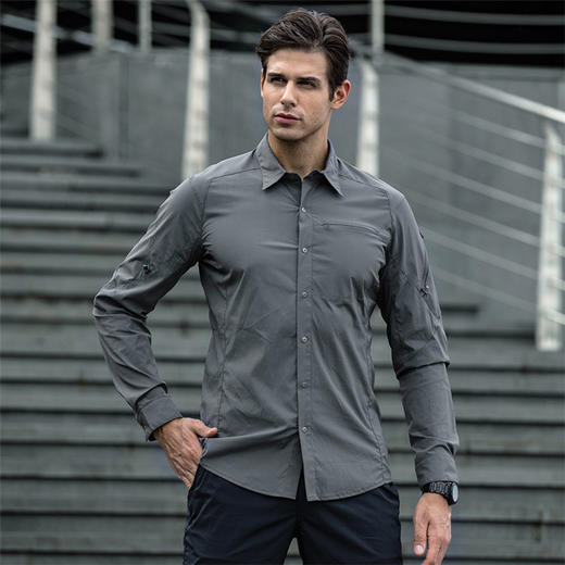 鹰爪行动指挥官Pro升级款速干衬衫夏季男户外运动速干衬衫 商品图2