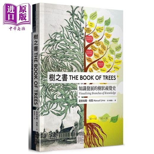 预售 【中商原版】树之书 知识发展的树状视觉史 The Book of Trees 港台原版 Manuel Lima 大块文化 艺术史 商品图0