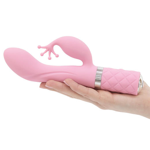 加拿大品牌 BMS Pillow Talk晶沁女用双头震动棒防水糕潮双重按摩器 商品图5