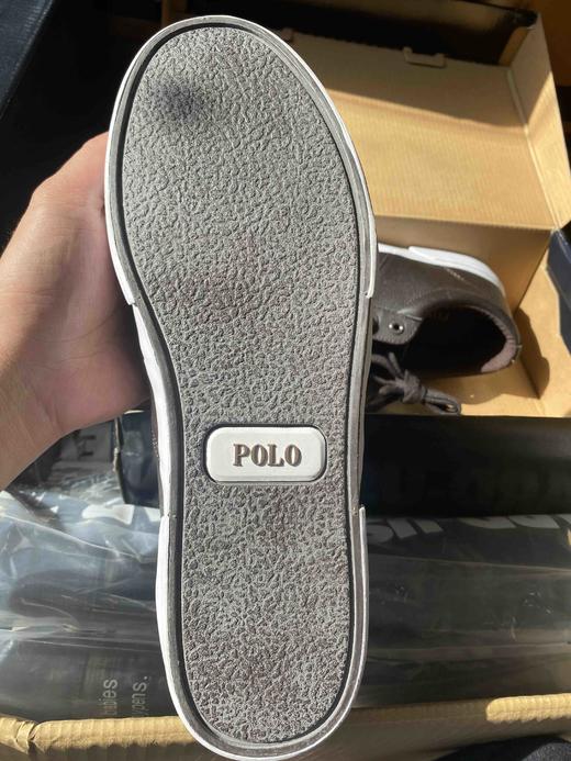 Polo Ralph Lauren牛皮系带平底板鞋运动鞋41码 商品图7