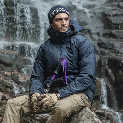 鹰爪行动鹰翼户外防寒羽绒服男士冬季加厚防寒服防水羽绒衣户外保暖外套 商品图0