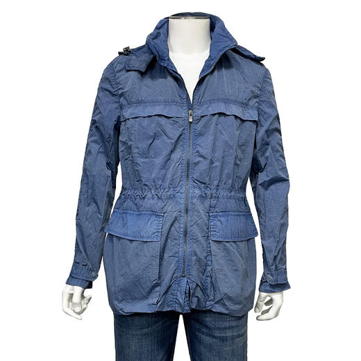 Marco Azzali 蓝灰做旧长款夹克 J3609400 商品图0