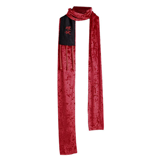 有埋伏刺绣丝绒围巾 商品图4