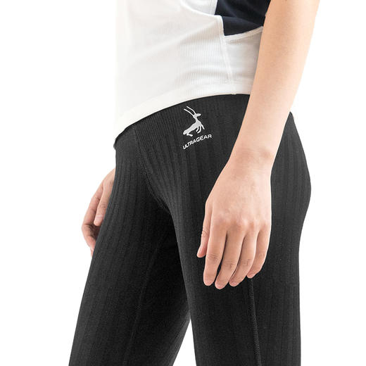 【特价商品部分可能有小瑕疵不影响穿着】优极UG 条纹紧身七分裤 商品图3