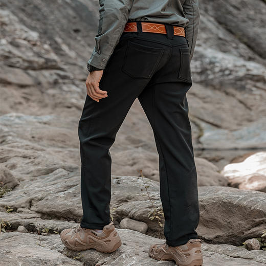 鹰爪行动守卫者保暖抓绒软壳裤男冬季户外战术冲锋裤 商品图1