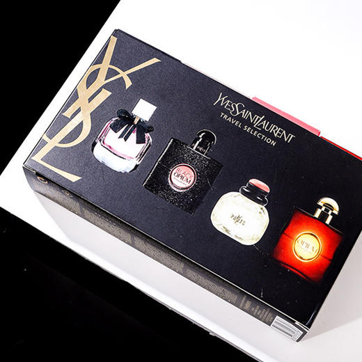 【专柜小样】法国 YSL圣罗兰 迷你4件套香水套盒7.5mlx4 反转巴黎 黑鸦片 巴黎恋人 红鸦片 商品图2