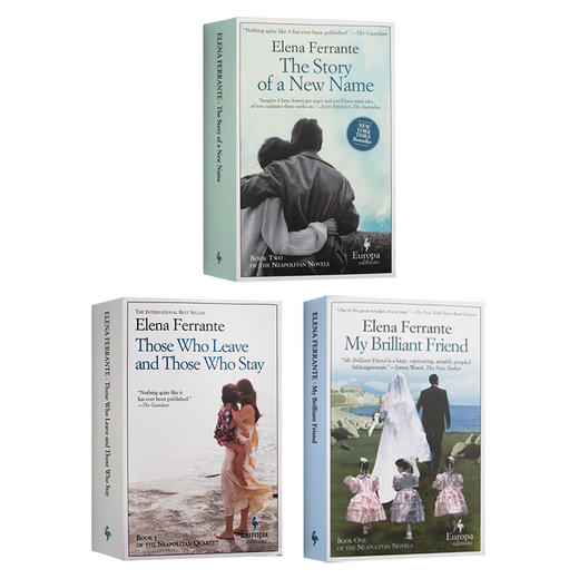 那不勒斯三部曲 英文原版小说 Neapolitan Quartet Book 1-3 我的天才女友 新名字的故事 离开的留下的 埃莱娜费兰特 英文版英语书 商品图1