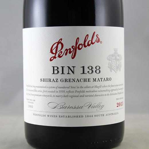 奔富BIN138（设拉子歌海娜马泰罗红葡萄酒） 商品图1