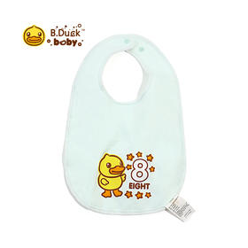 B.Duck小黄鸭精品春季婴儿围兜 均码均码 BYF1192125