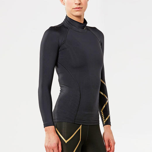 2XU MCS 梯度压缩衣长袖速干透气 健身力量训练 灵活轻便支撑 商品图0