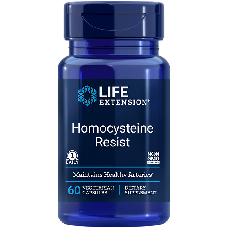 沿寿LIFE EXTENSION 同型半胱氨酸Homocysteine Resist 60粒