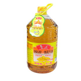 鲁花5S压榨一级花生油5.436L