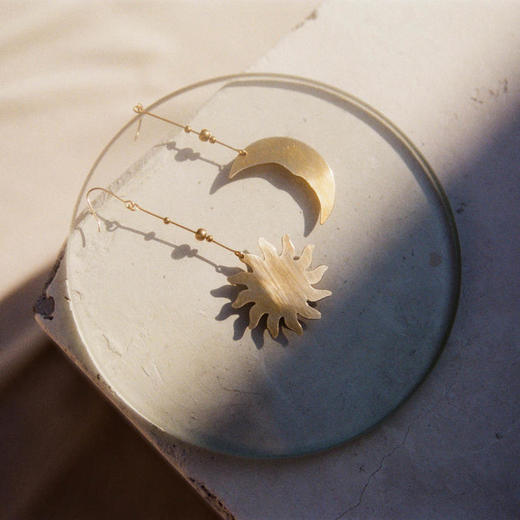 OKRA | Sacred Duo (small) Earrings TE2 [不对称耳环] 商品图4