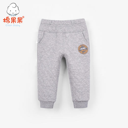 棉果果秋冬季男童空气层长裤M412200618668 商品图7