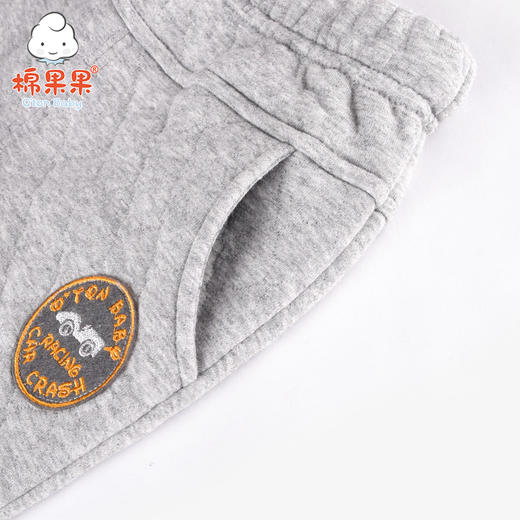 棉果果秋冬季男童空气层长裤M412200618668 商品图5