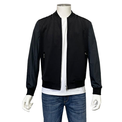 Marco Azzali 黑色修身夹克 J3806200 商品图0