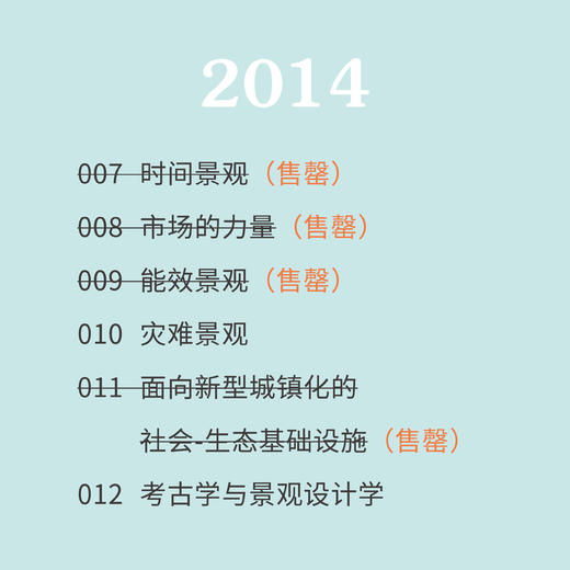 2014年《景观设计学》全年【共2期】 商品图0